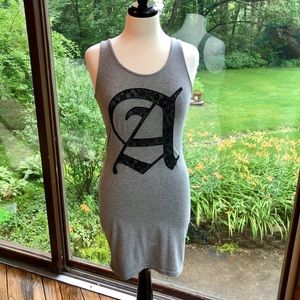 “A” bodycon mini tank dress by H&M, Size S
